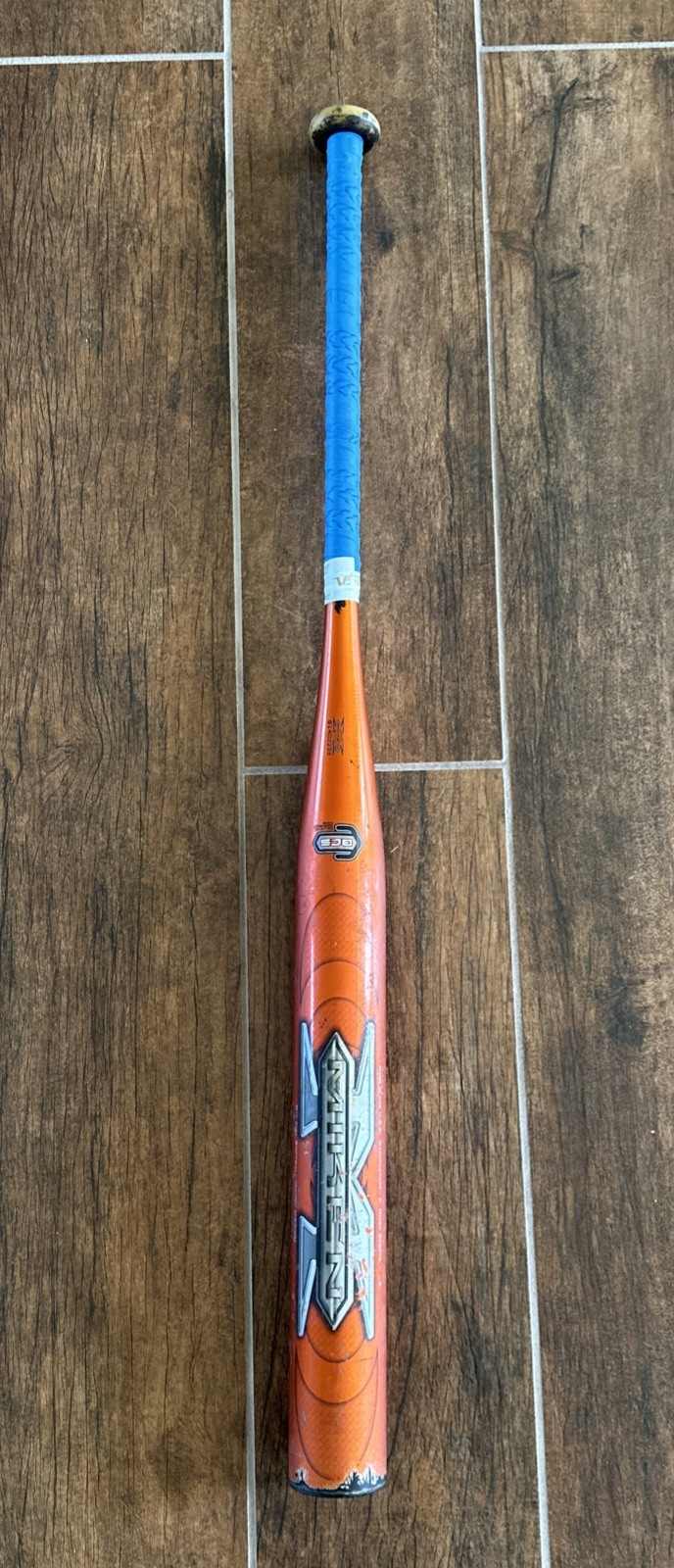 ORANGE MIKEN RECOIL MSRMU DFR 250 Softball Bat 34in 26oz - New Grip- 34/26
