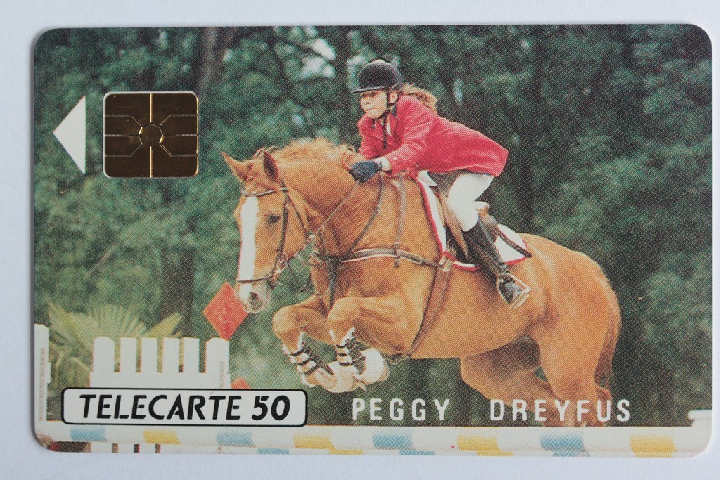 France Privée Haras de Fontenelle P. Dreyfus 1990 smart phone card (54673)