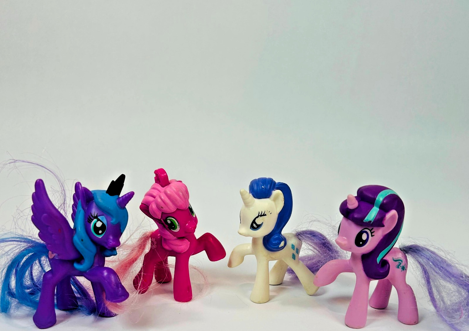 My Little Pony Lot 4 Figures Princess Luna Starlight Glimmer Rarity Cheerilee G4