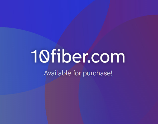Premium Domain For Sale: 10fiber[.]com (Remove "][")