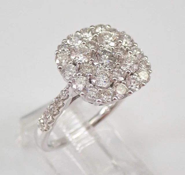 2Ct Round Cut Lab Created Diamond Wedding Band Ring 14k White Gold Plated