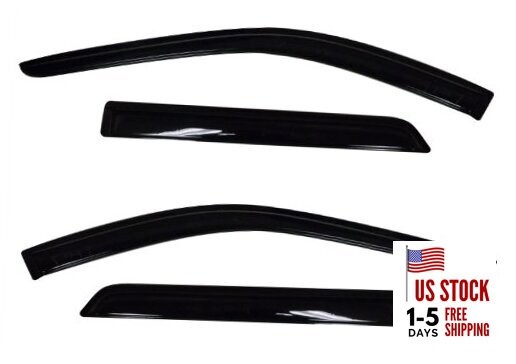  AVS 94267 Original Ventvisor Side Window Deflector Dark Smoke, 4-Piece Set 