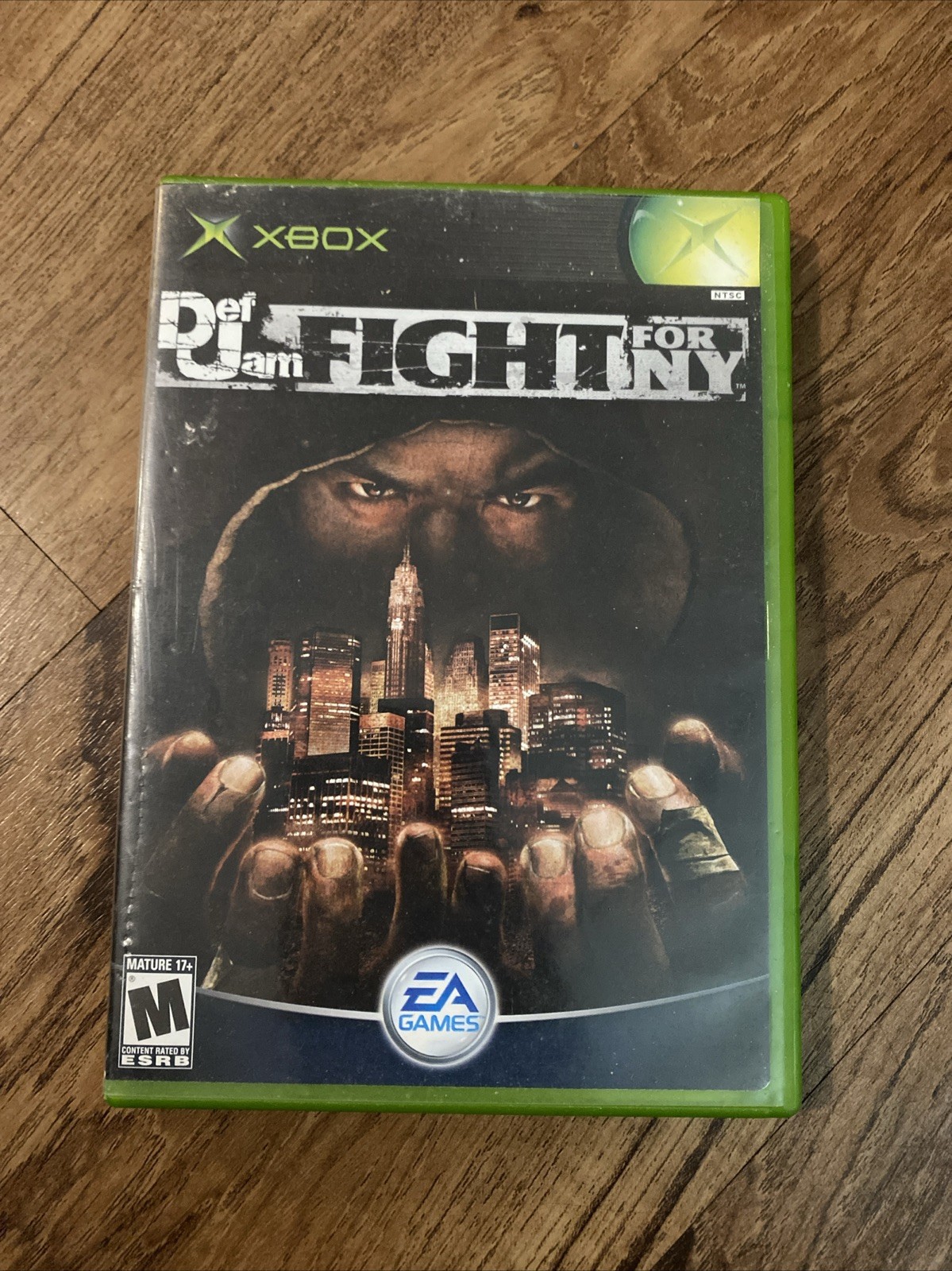 Def Jam Fight for NY Xbox Case Art Work and Manual Only No Game