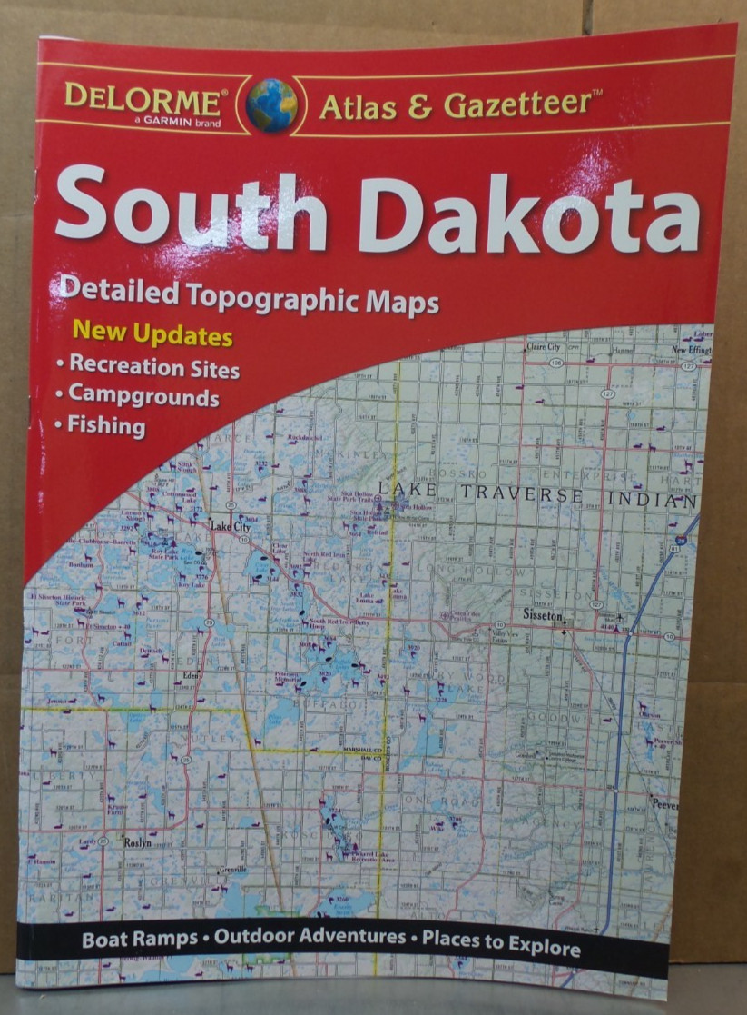 Delorme Atlas & Gazetteer | South Dakota 2020