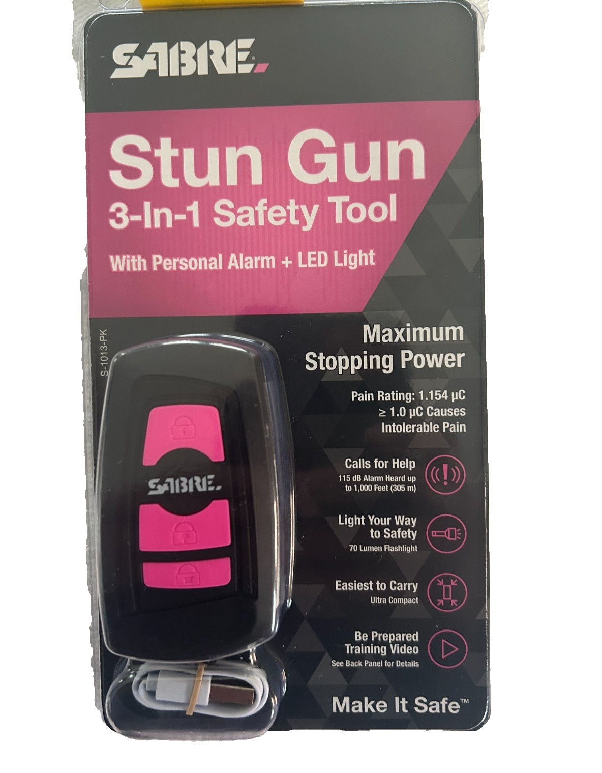 Sabre Stun Gun Saftey Tool S-1013-PK