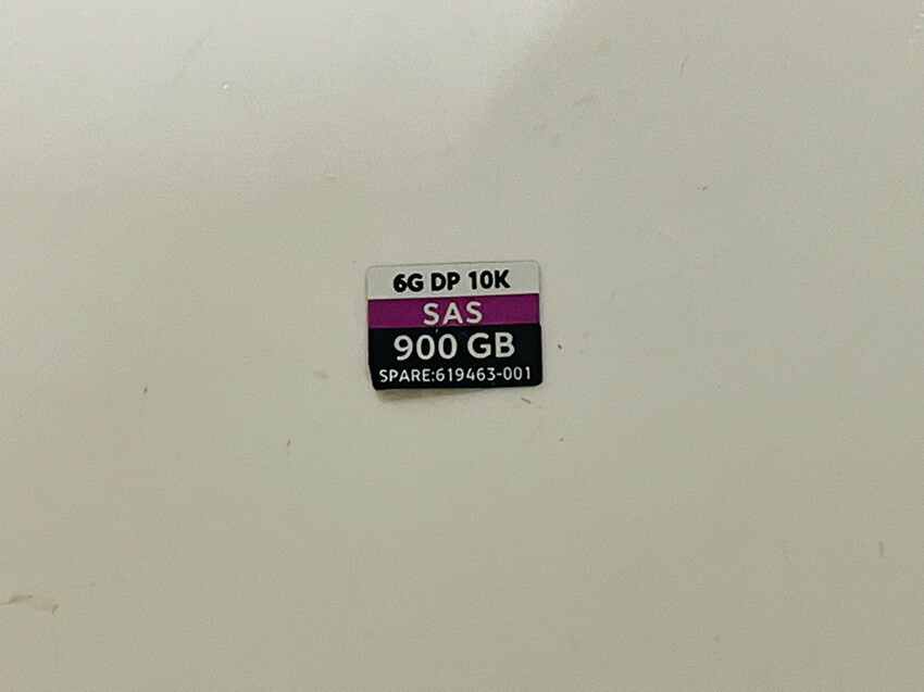 20PCS 619463-001 Fit HP 900GB 10K 6Gb DP 10K 2.5 SAS disk shelf head label