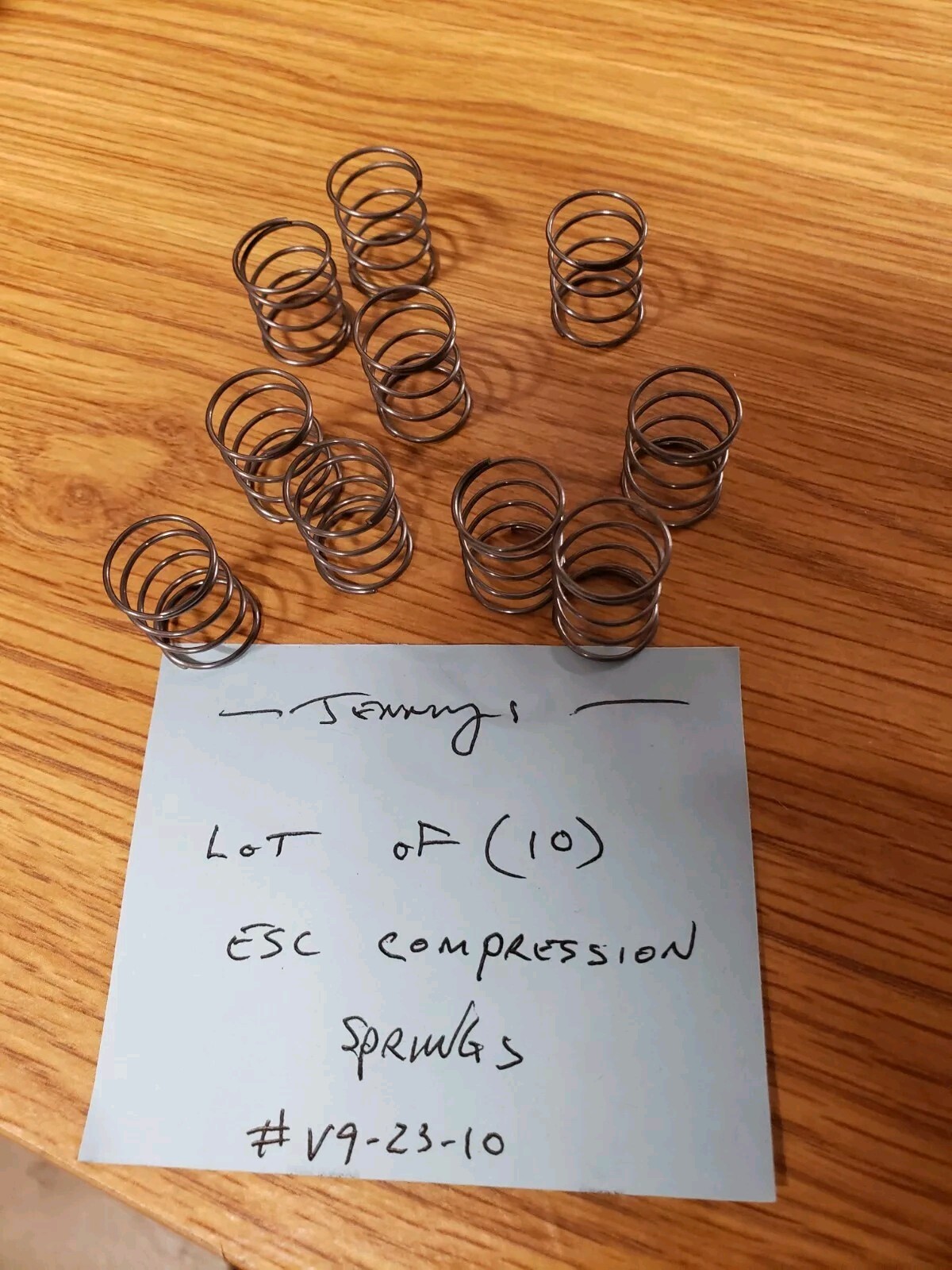 LOT OF (10) V9-23 JENNINGS REPLACMENT COMPRESSION SPRINGS JENNINGS ANTIQUE SLOT