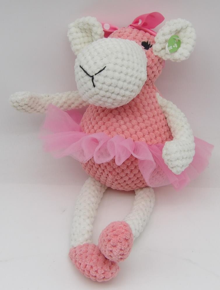 Profi Superoitele &DomiFiigo Joi Joi Oaie Sheep Pink Ballerina plush stuffed toy
