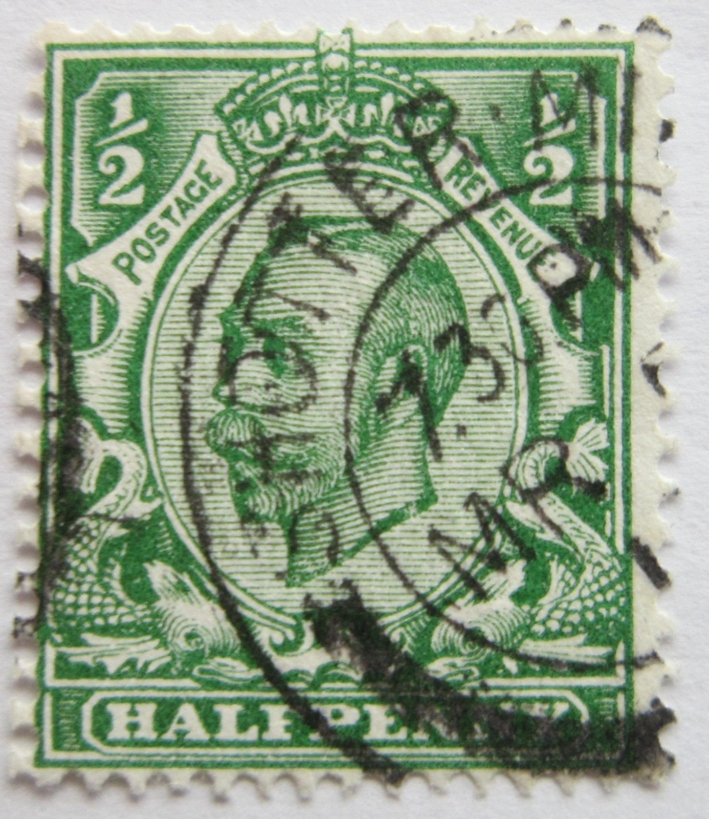 King George V ½d Green