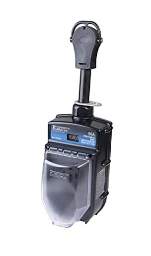  EMS-PT50X RV Surge Protector, Black, 50 Amp 50 Amp EMS Portable