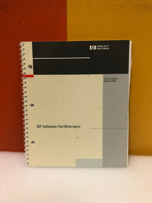 HP 54810-97000 Infiniium Oscilloscopes User's Quick Start Guide