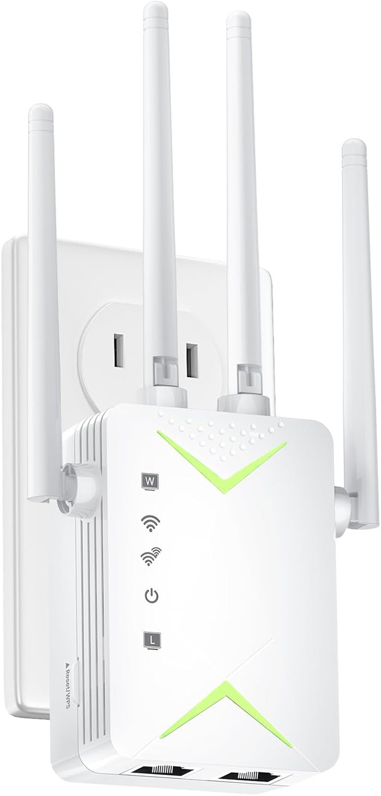 Powerful Wifi Extender Signal Booster, up to 15,000 Sq Ft & 60 Devices, Whole Ho