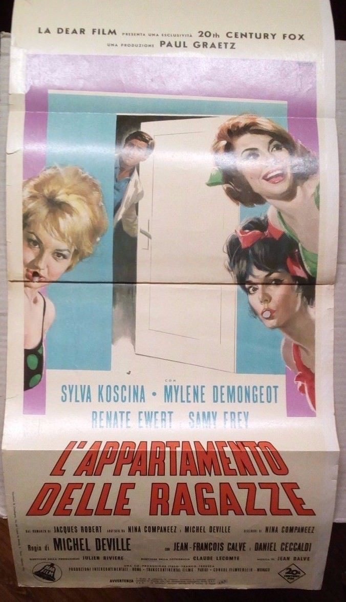 Rare Movie Poster - The Apartment Of The Girls - 1964 No. 394