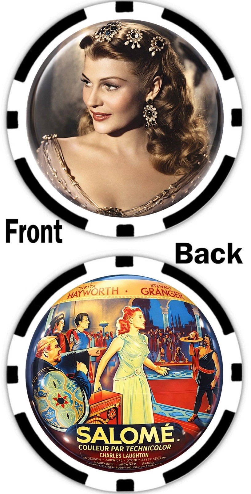 SALOME - RITA HAYWORTH - COMMEMORATIVE POKER CHIP