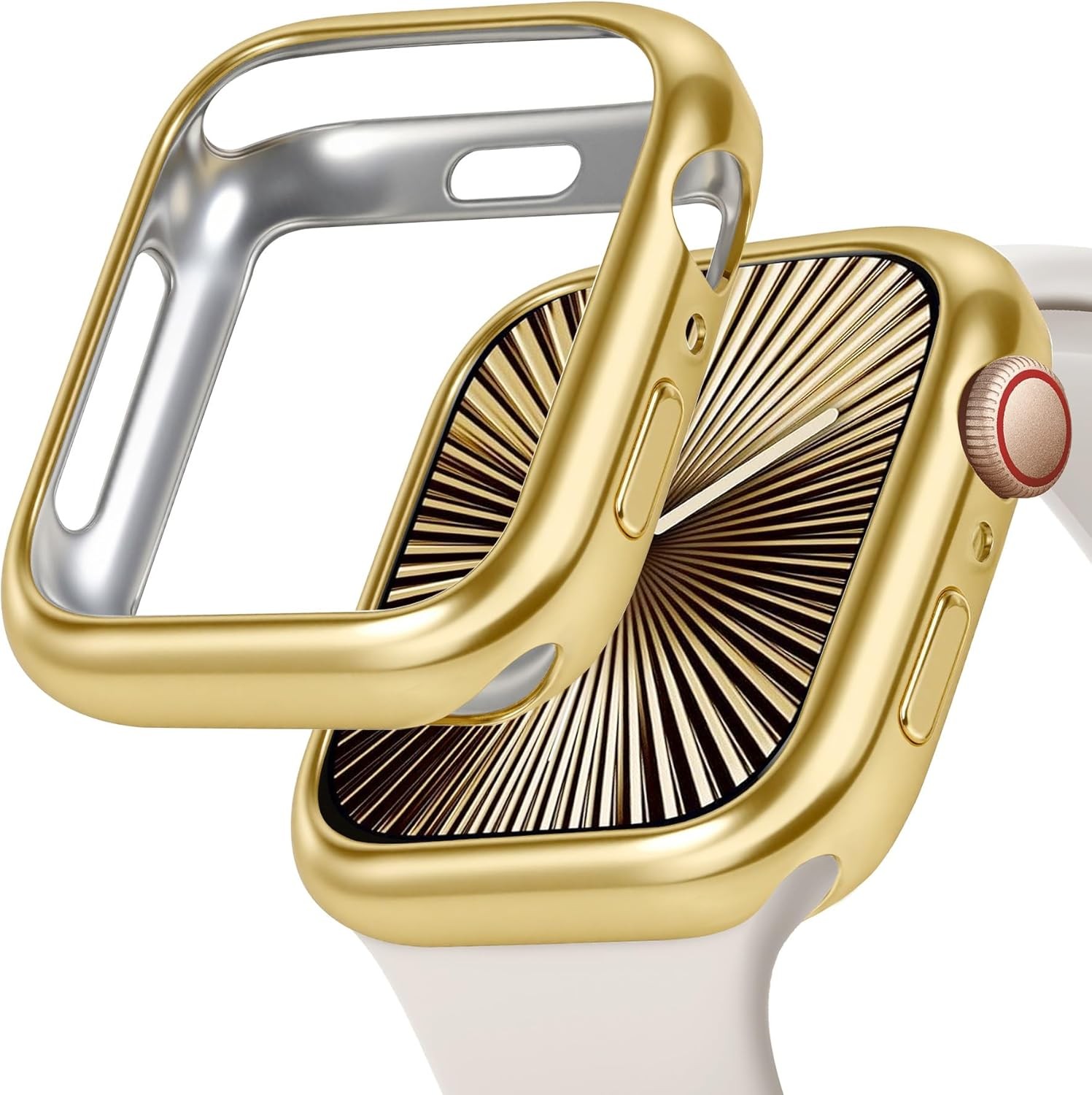 Soft TPU Case for Apple Watch Series 9/8/7 41mm Anti-Scratch Protector