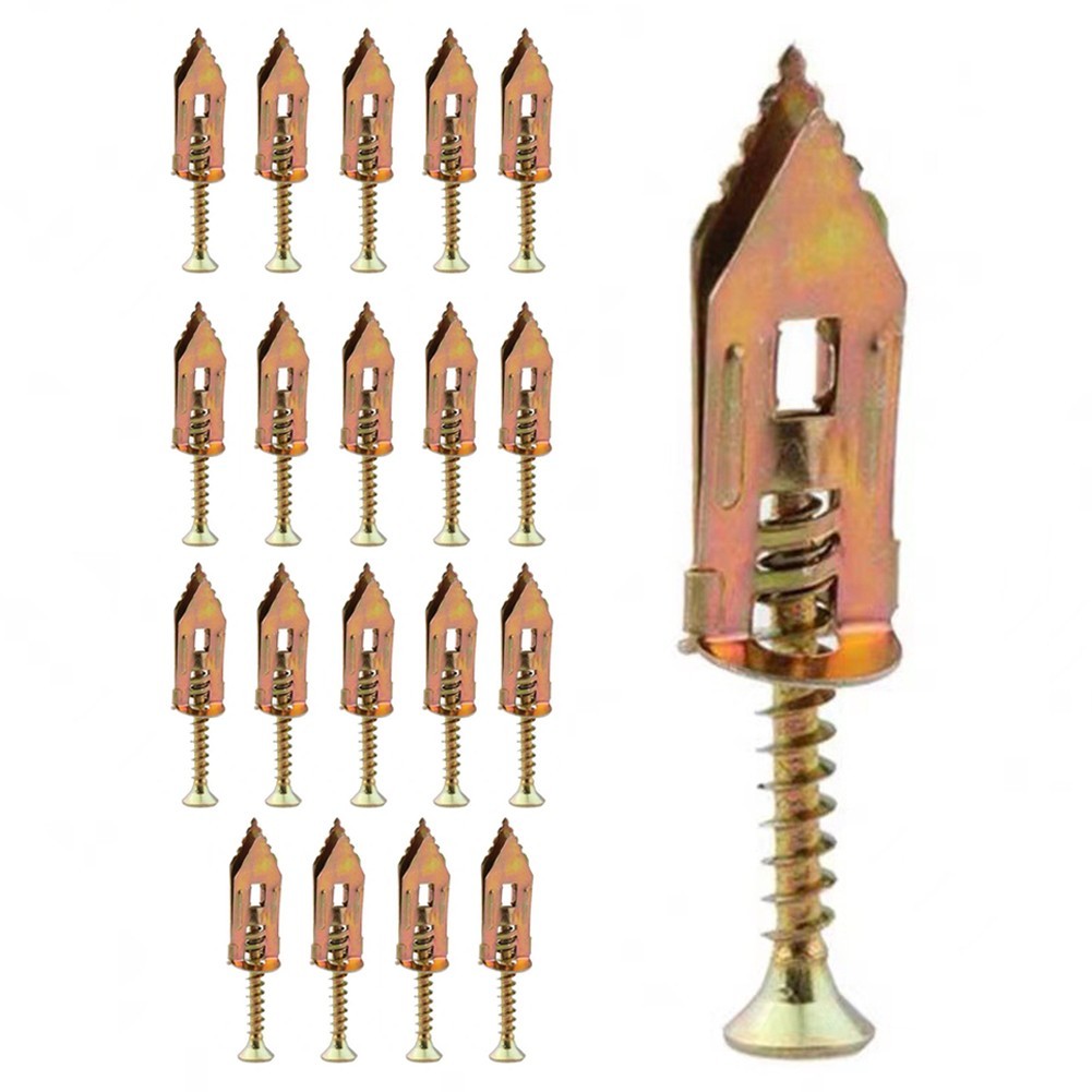 Self-Drilling Anchors Screws, Drywall Anchors and Screws Kit, Easy Application