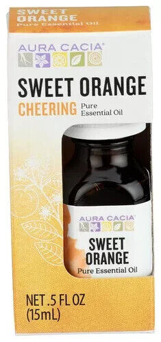 Aura Cacia Essential Oils - Sweet Orange - 0.5 oz (15 ml)
