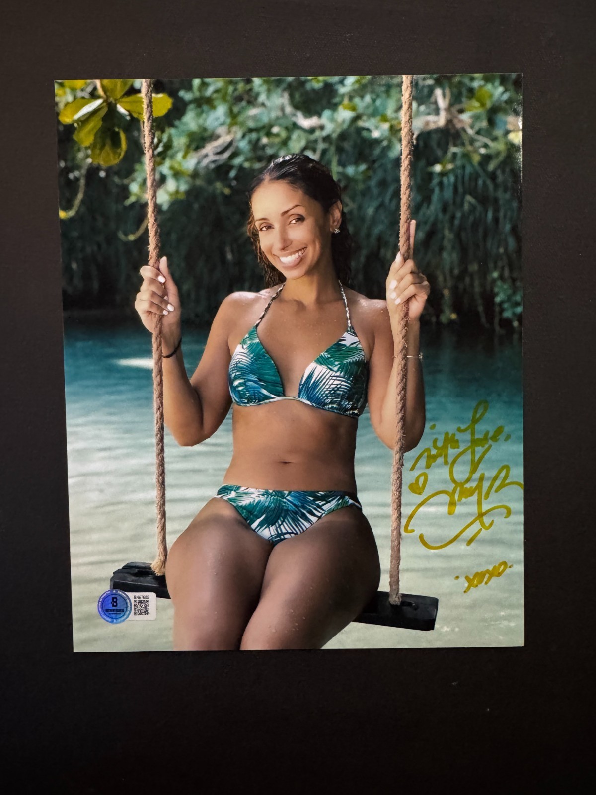 Mya Harrison Hot!! autographed signed classic sexy 8x10 photo Beckett BAS coa