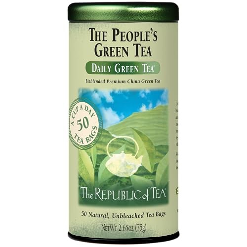  - The Peoples Green Tea, 50 Tea Bags, Tin | Gourmet Tea | 50 Count (Pack of 1)