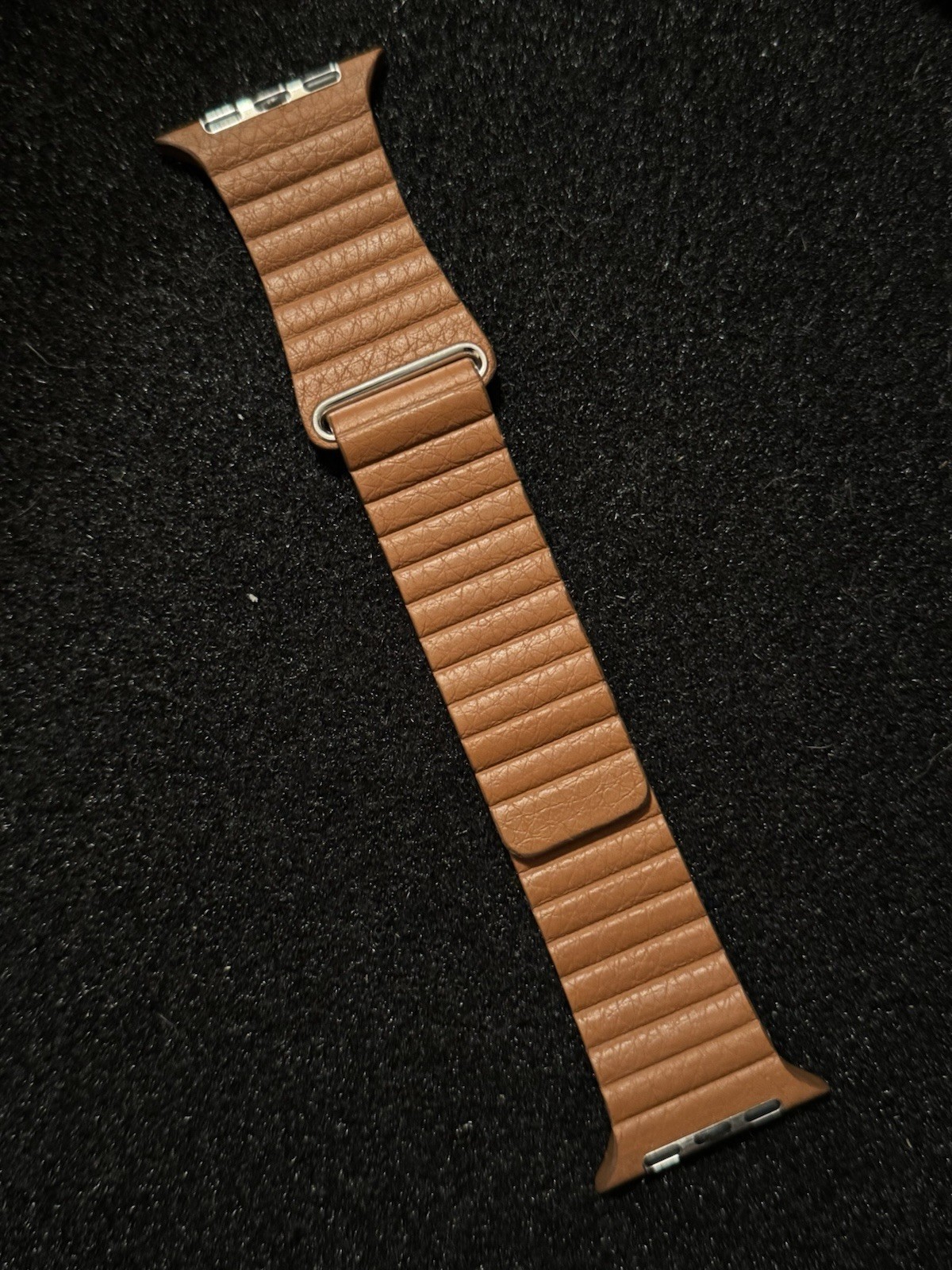 Original Genuine Apple Watch Leather Loop 42MM 44MM 45MM 46MM 49MM band Medium