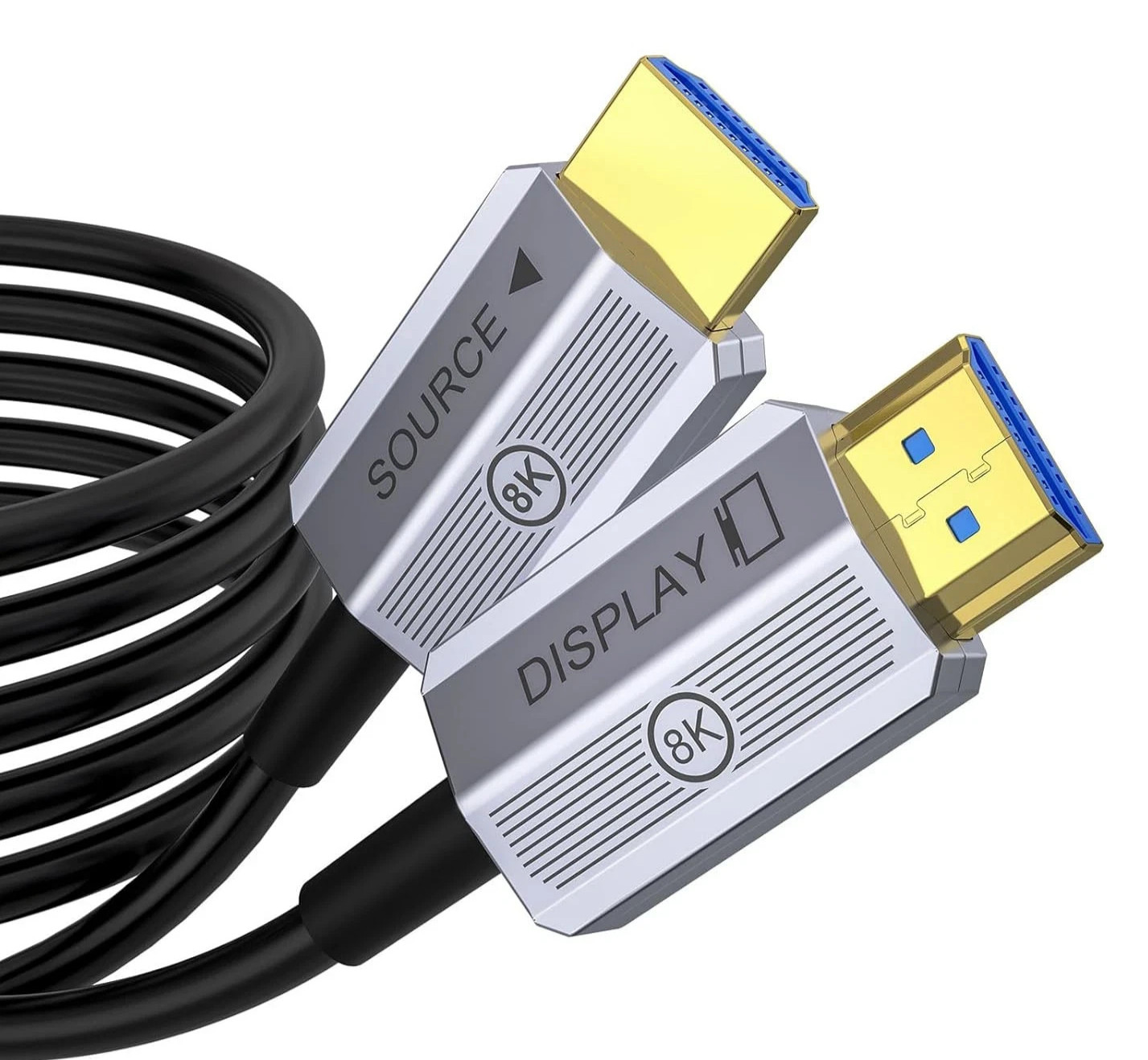 8K Fiber Optic HDMI Cable 100ft, 48Gbps Long HDMI 2.1 Cable 8K@60Hz/4K@120Hz, Ul