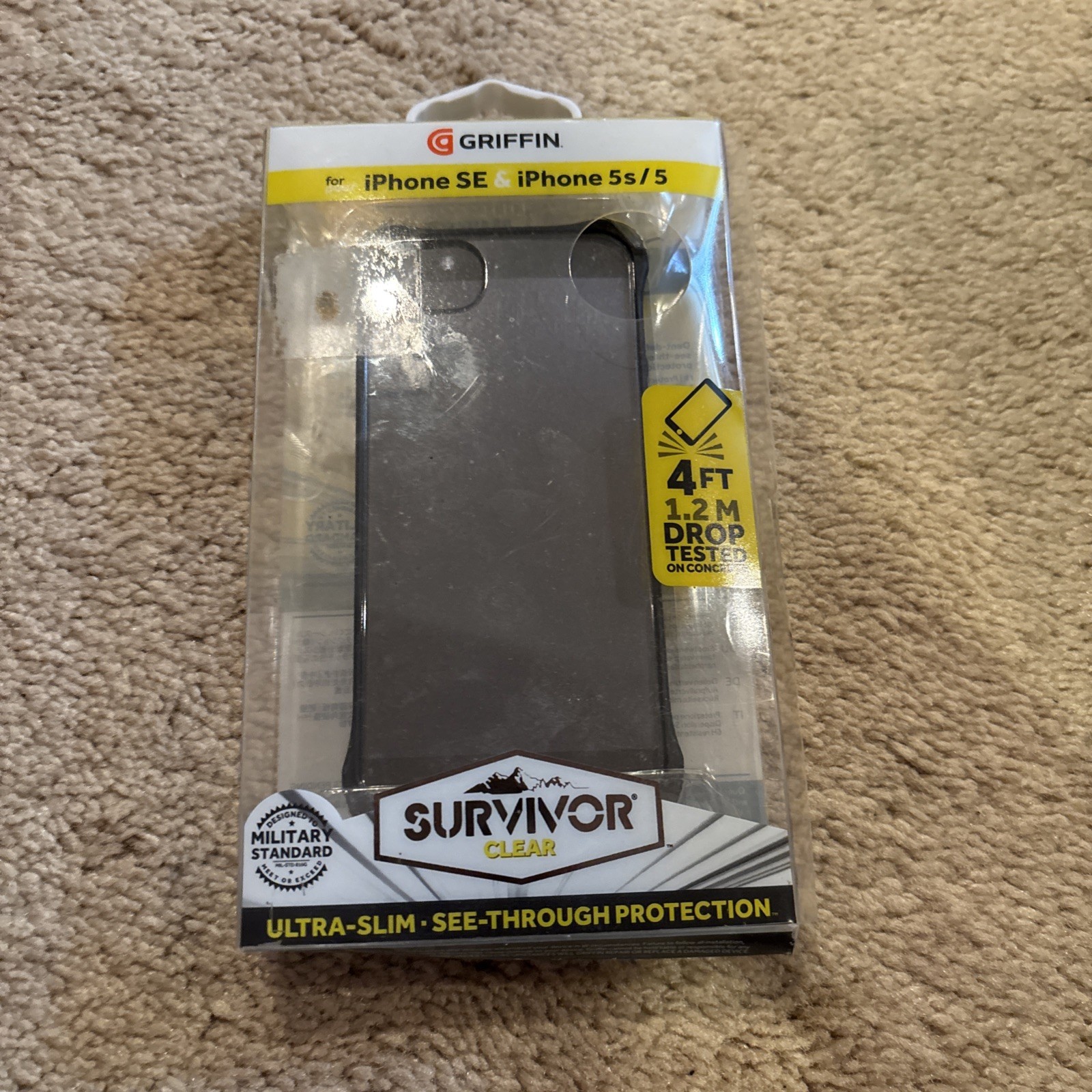 Survivor Clear, iPhone 5, 5s, Ultra-Slim, See-Through Protection