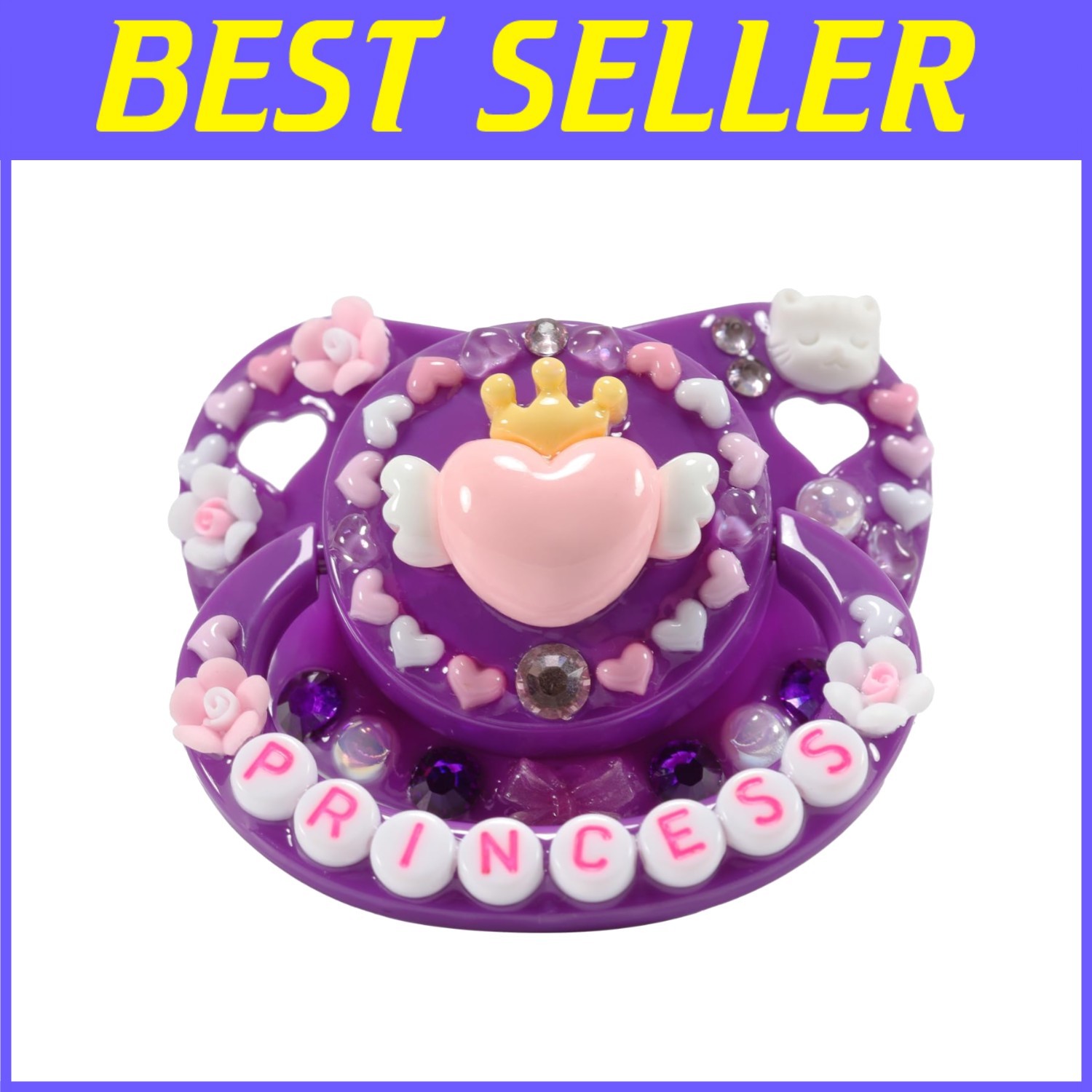 Soft Silicone Adult Princess Dummy Darkpurple