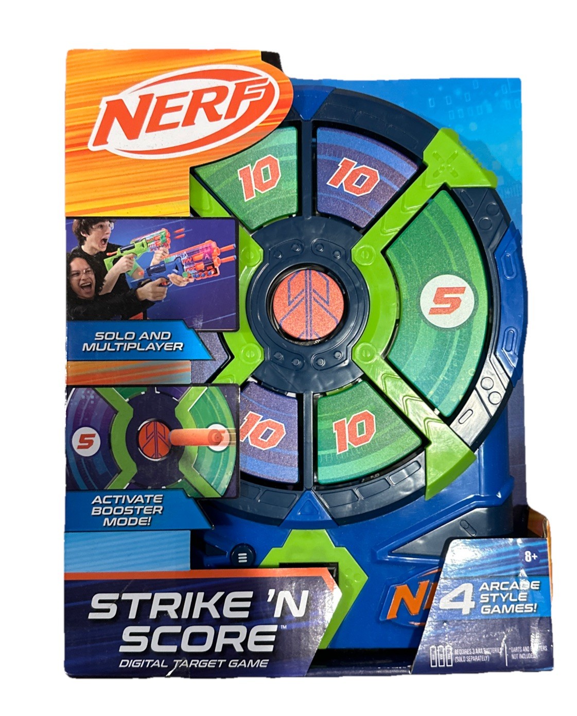 NERF Strike N Score Digital Light-Up Target Game BRAND NEW
