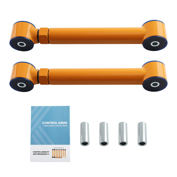 2x Suspension Rear Upper Adjustable Control Arms FIT For Jeep Wrangler TJ 1997-2