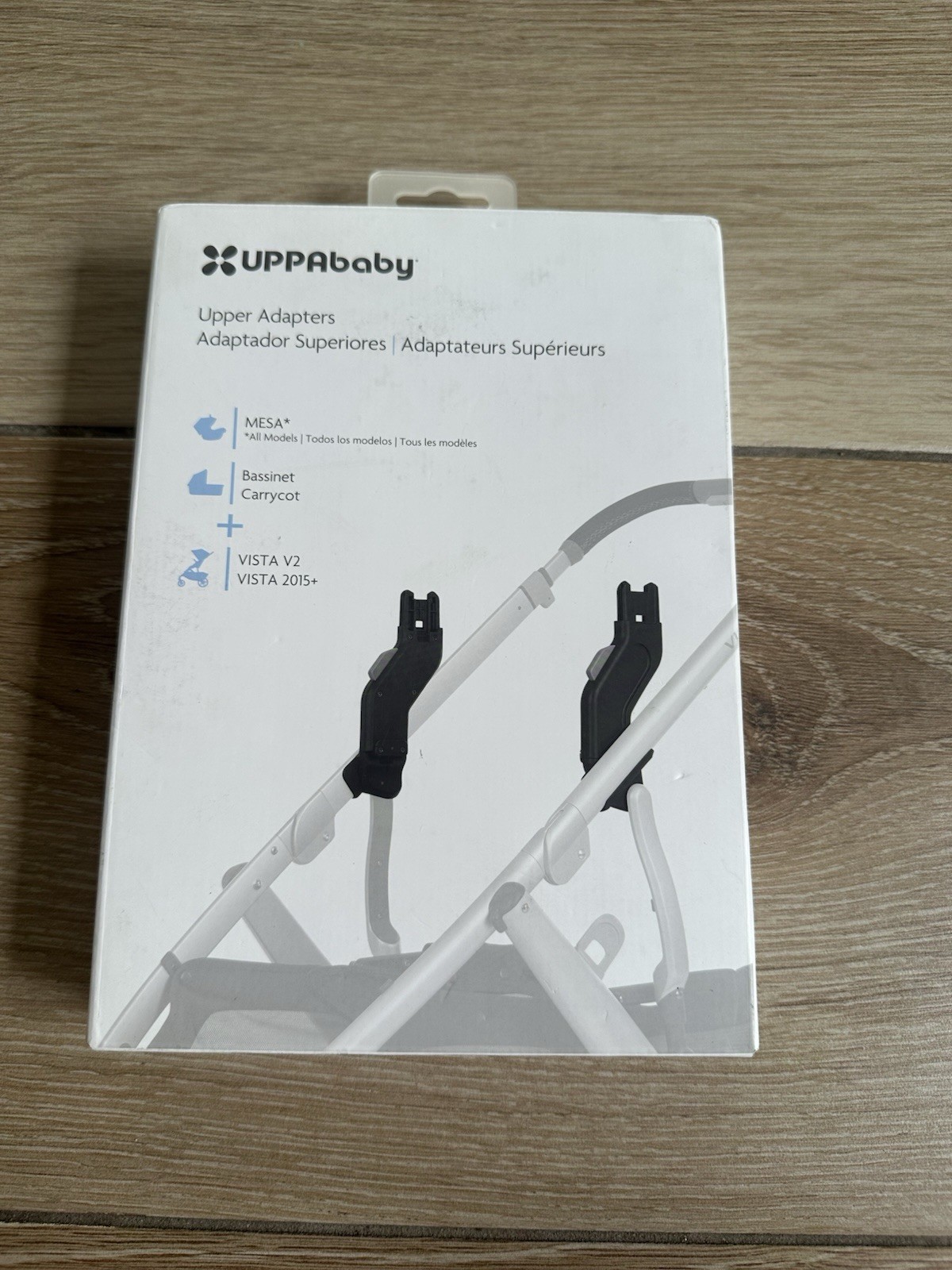 UPPAbaby Upper Adapter for Vista 2015+ & Vista V2 Strollers for Mesa Or Bassinet