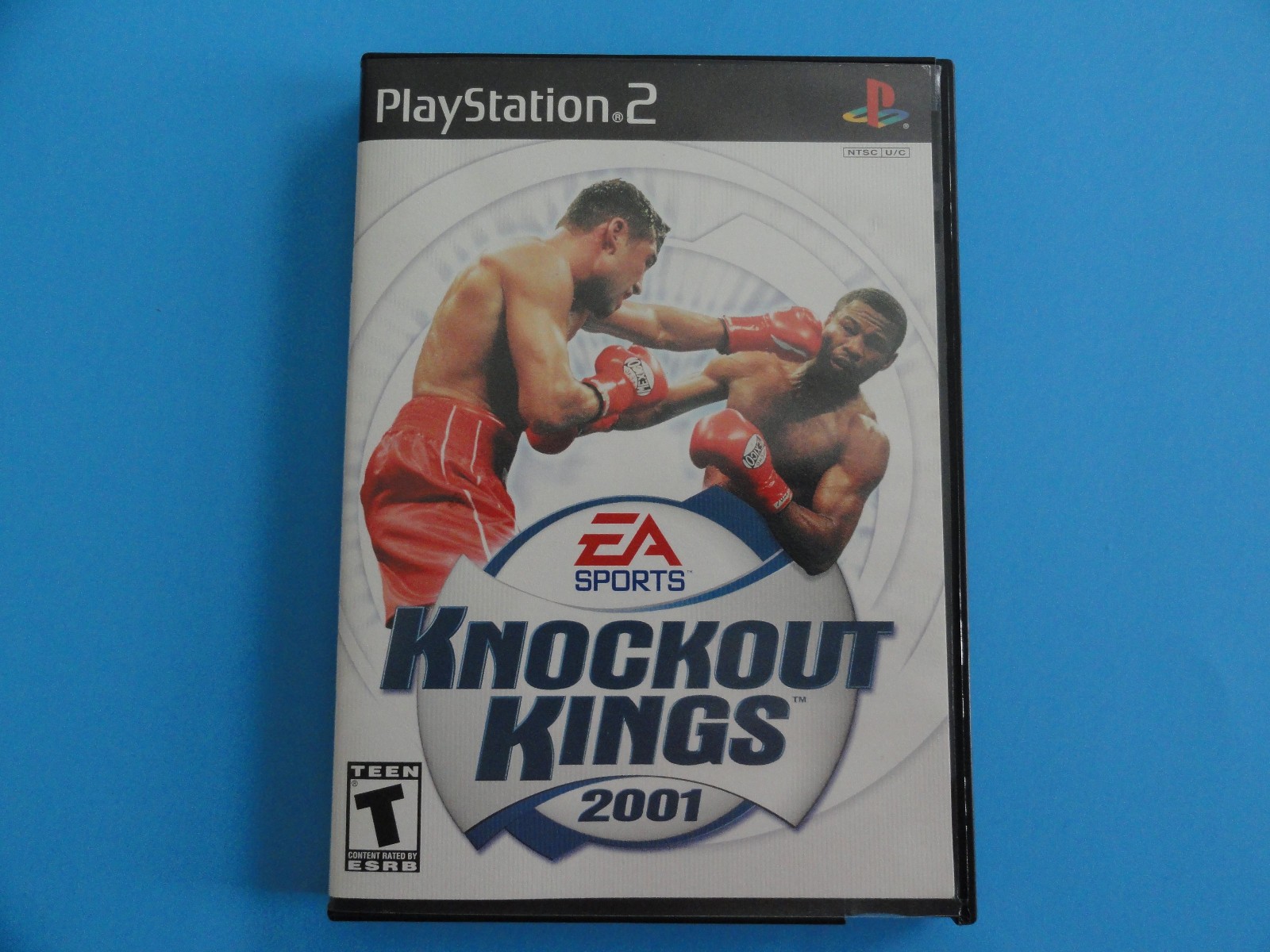 PS2 KNOCKOUT KINGS 2001 COVER ART IN BLOCKBUSTER VIDEO CASE