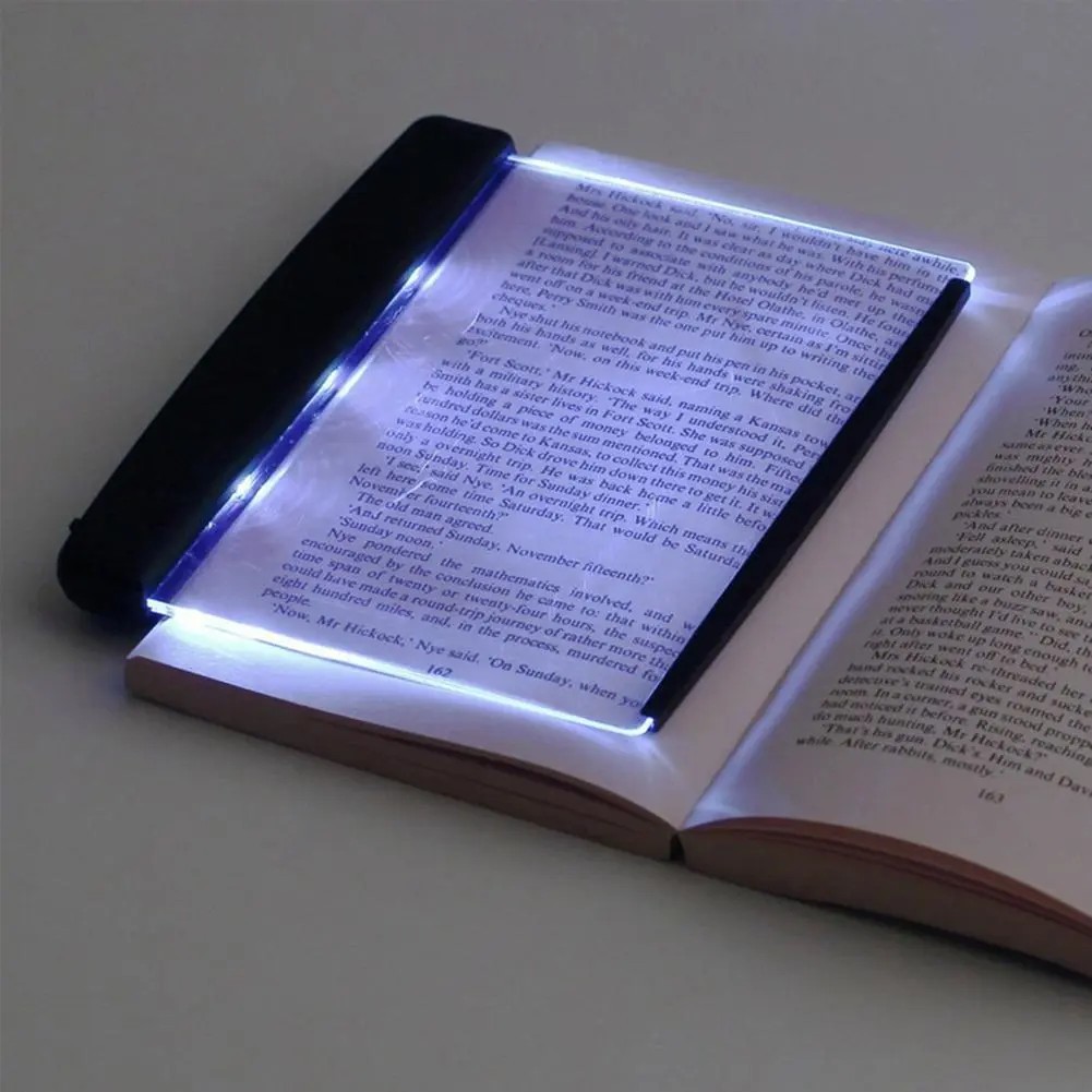 LED Flat Book Light,Bookmark LED Reading Light,Portable Kids Book Light for Read