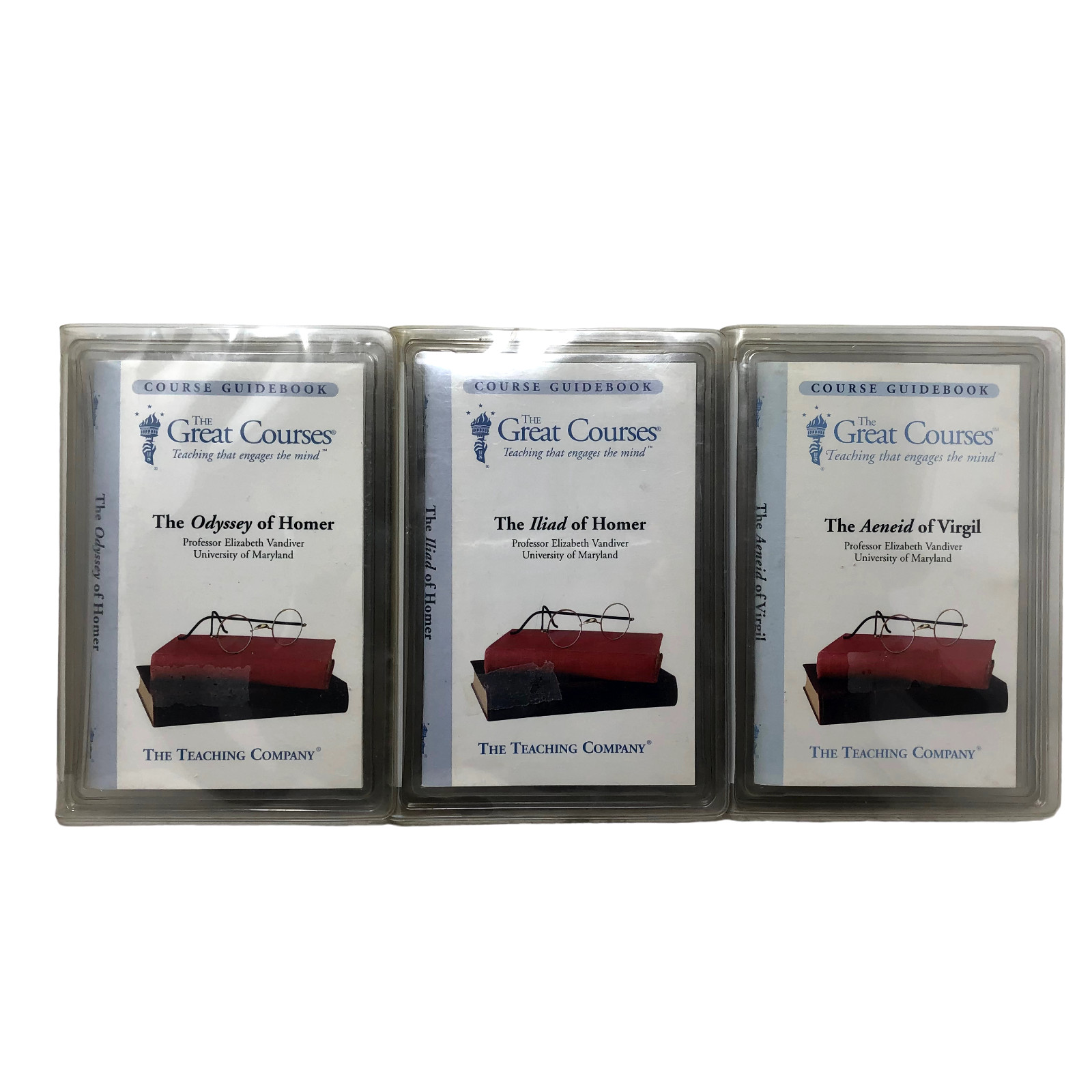 Great Courses Teach Company CDs Lot of 3 Homes Illiad & Odyssey Virgils Aeneid