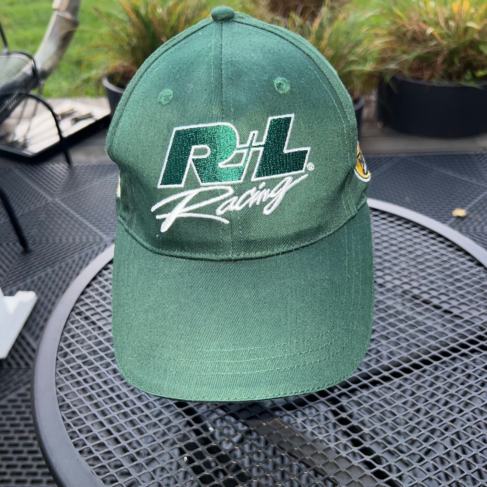 R+L Green #17 Matt Kenneth Yellow White Acents Hat Cap  Hook Loop