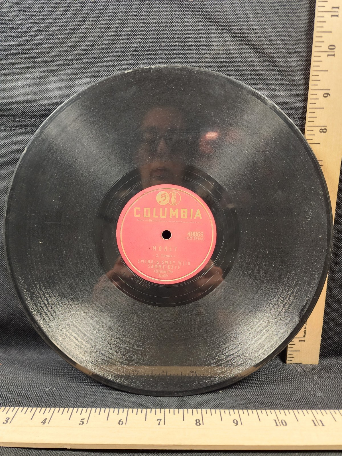 Antique 78 Record Shellac Columbia  Swing And Sway Tommy Kaye Money The Ship 