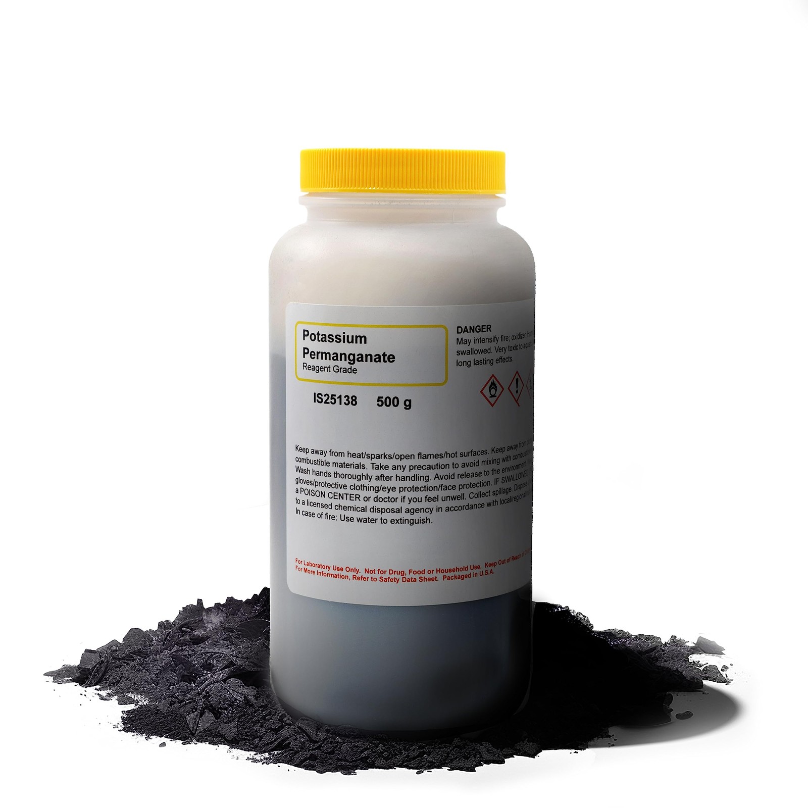 Potassium Permanganate Powder, 500g - Reagent-Grade - The Curated Chemical... 