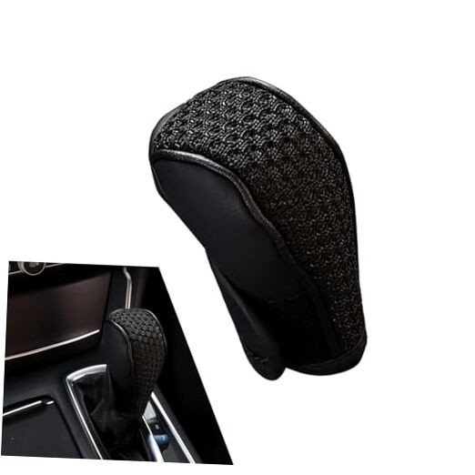  Car Gear Shift Cover, Breathable Shift Knob Gear Handle Stick Protector 