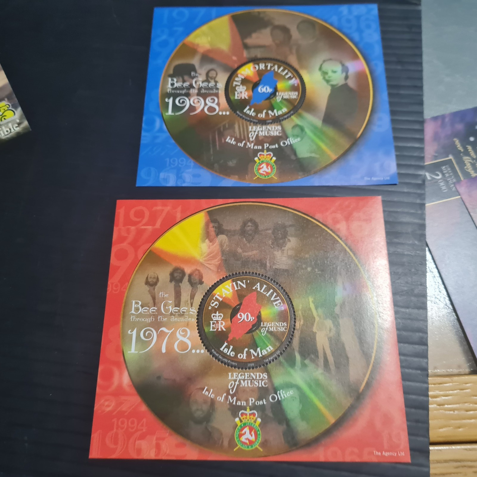 ISLE OF MAN 1999 SG MS867 THE BEE GEES MNH