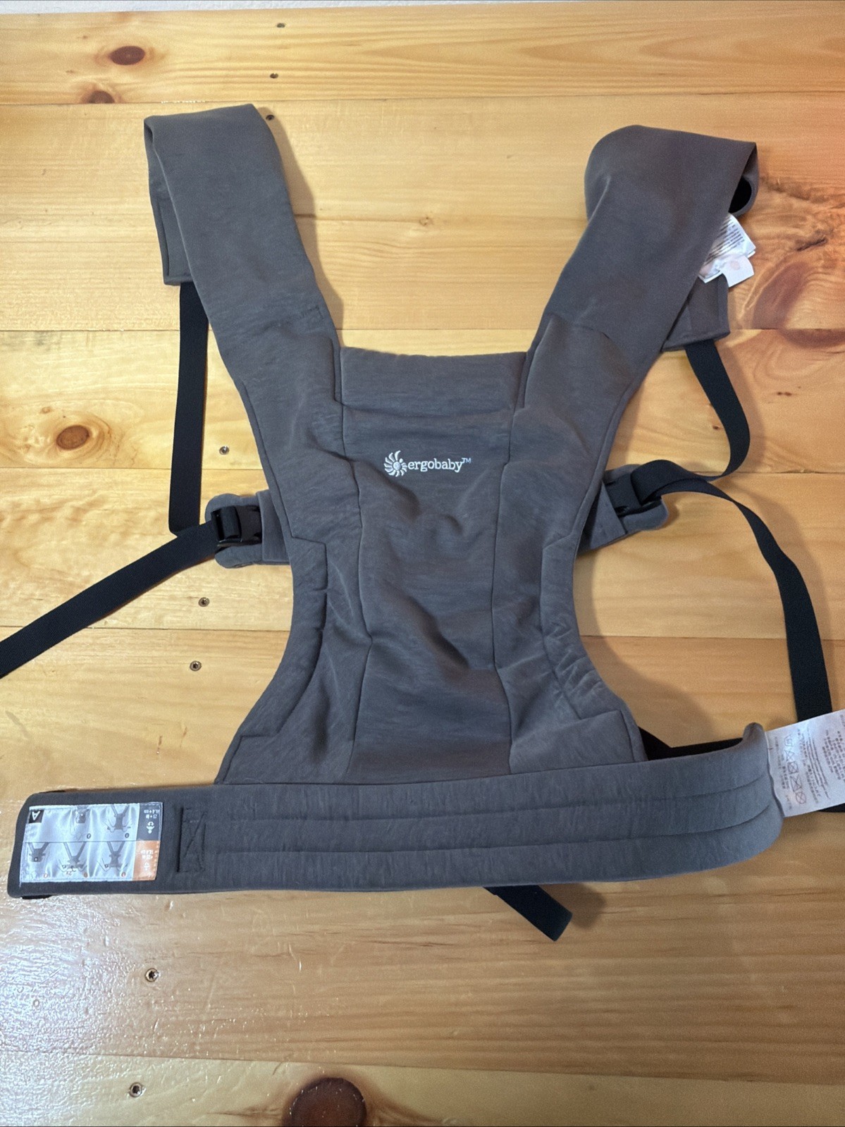 Ergobaby Embrace Cozy Newborn Baby Wrap Carrier Heather Gray