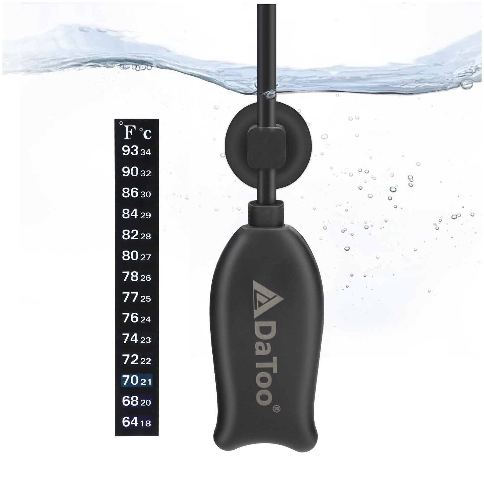 DaToo Super Mini Aquarium Heater 6 Watts Small Fish Tank Flat 6W with... 