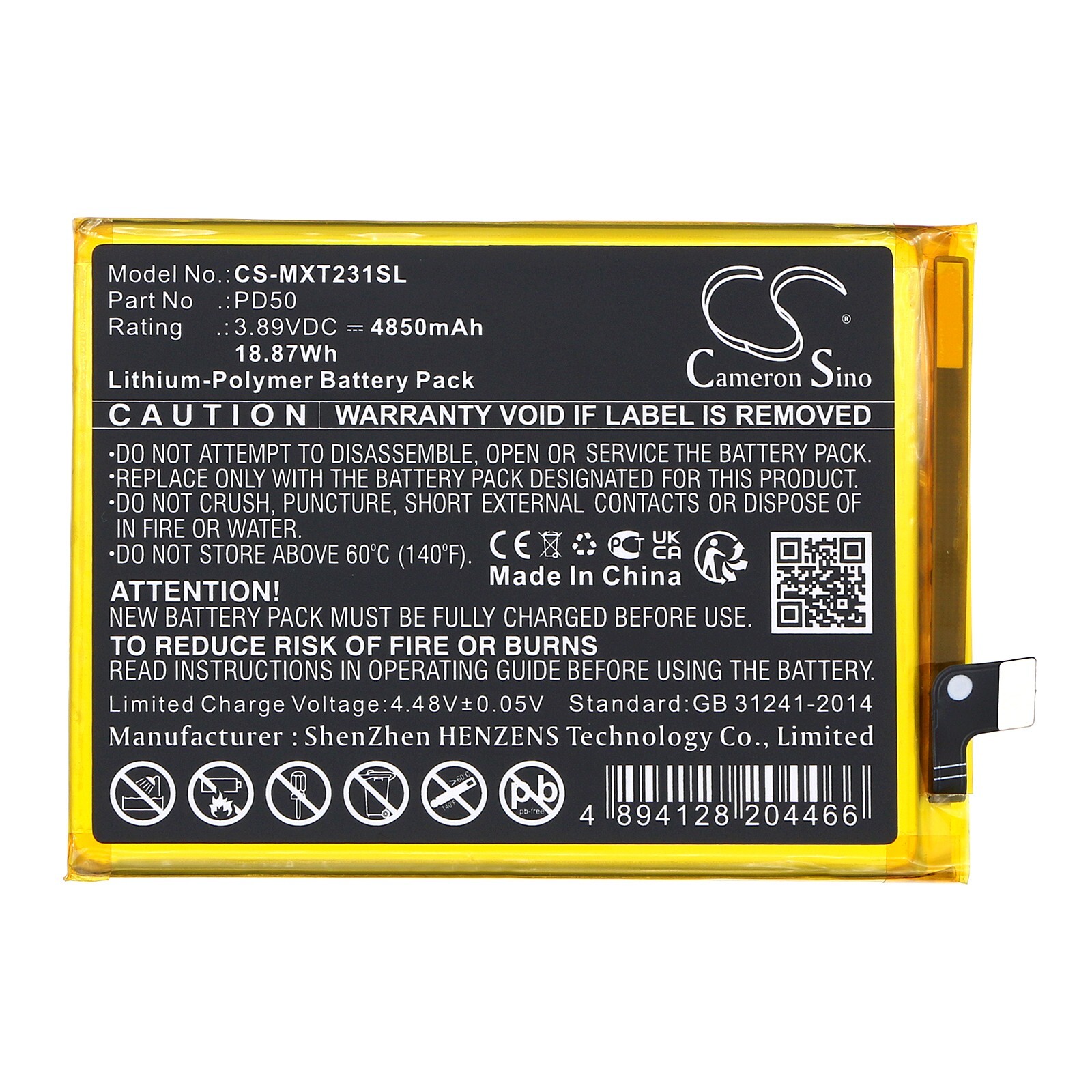 BATTERIE 4850mAh Type PD50 LW476486 For Motorola Moto G Power 5G XT2311 (2023)