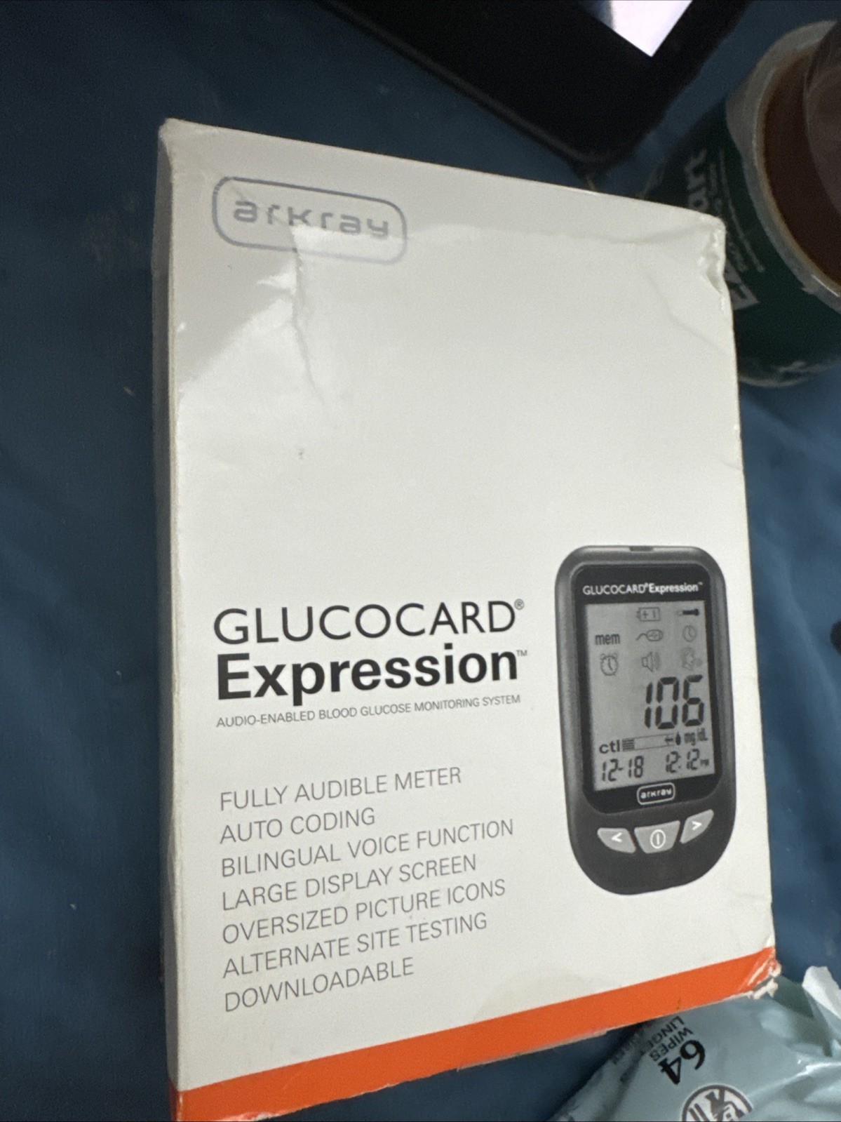 Arkray Glucocard Expression Talking Meter KIt For Glucose Care