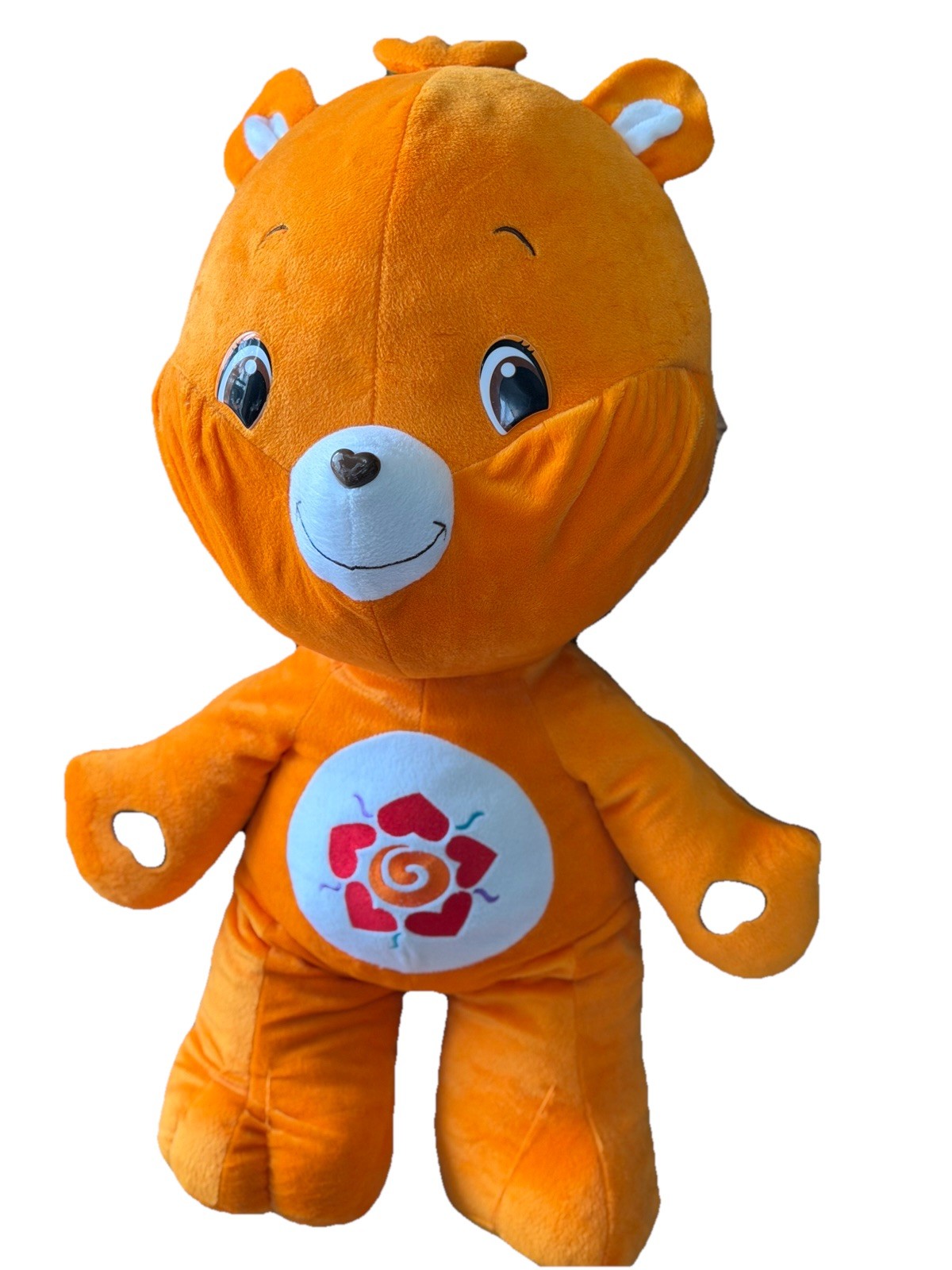 RARE 2009 Nanco 32” Amigo Care Bear Orange Plush Stuffed Animal VG+