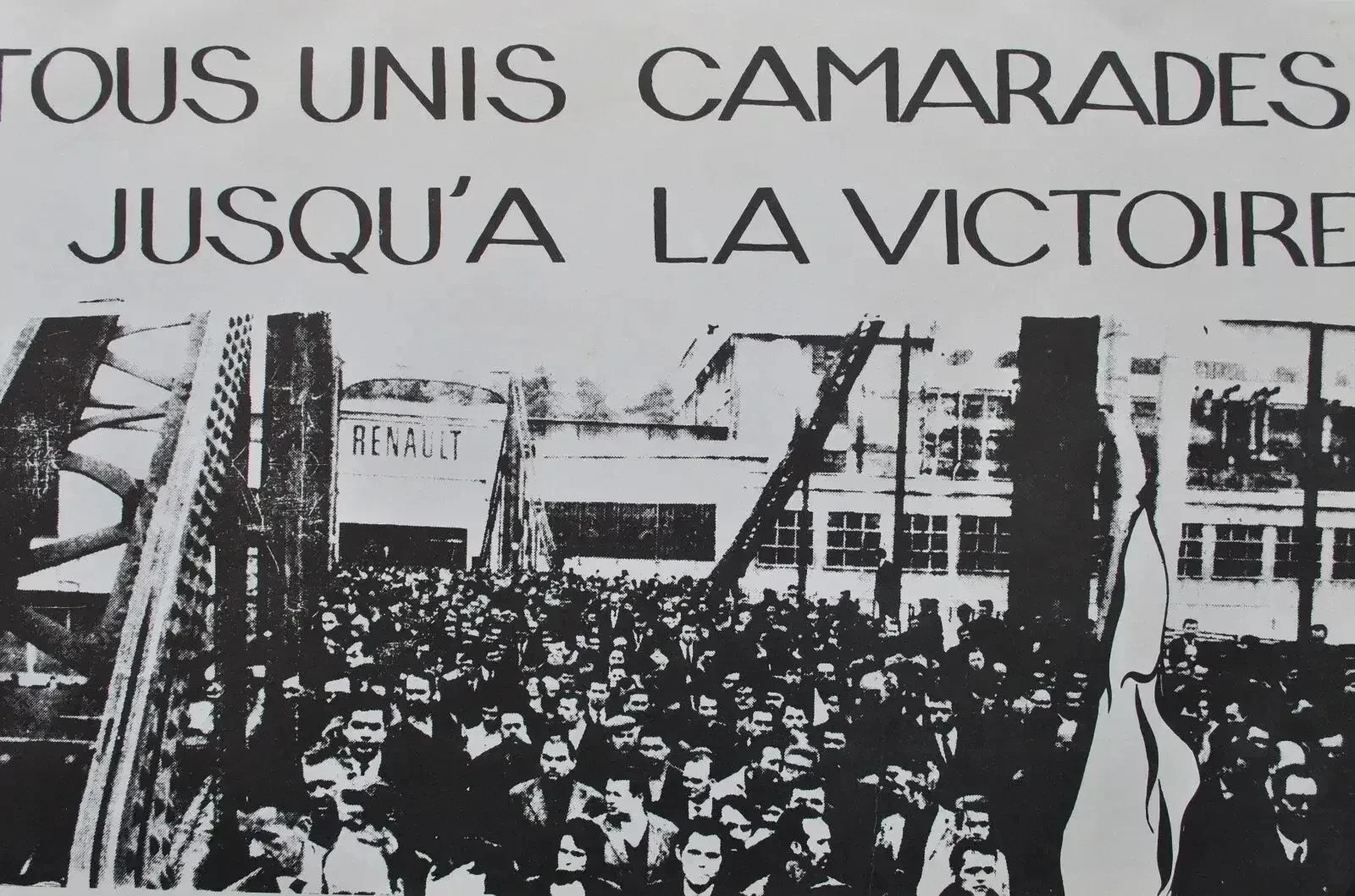 Affiche MAI 68 Originale : Tous unis camarades jusqu'à la victoire ! #RÉVOLUTION