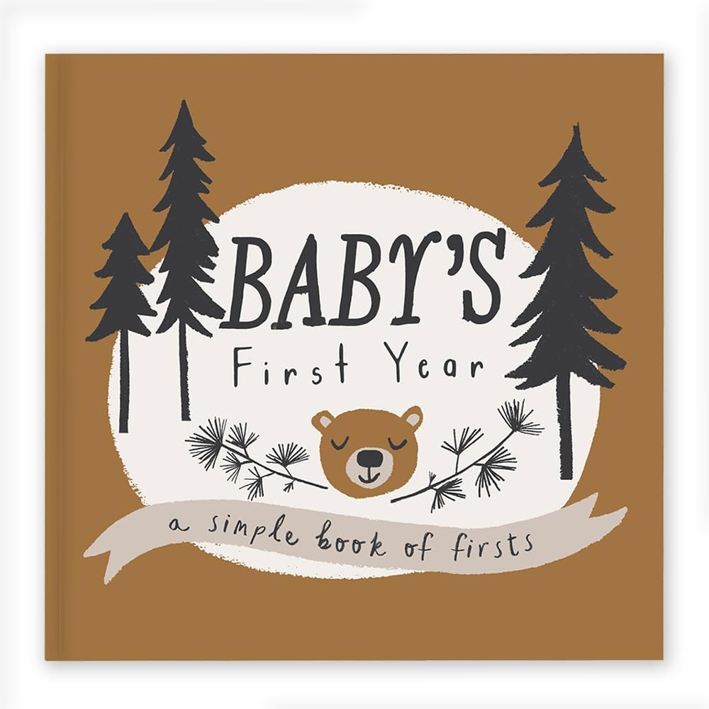 Little Camper Baby Memory Book – First Year Journal, 5-Year Milestone Scrapbo...
