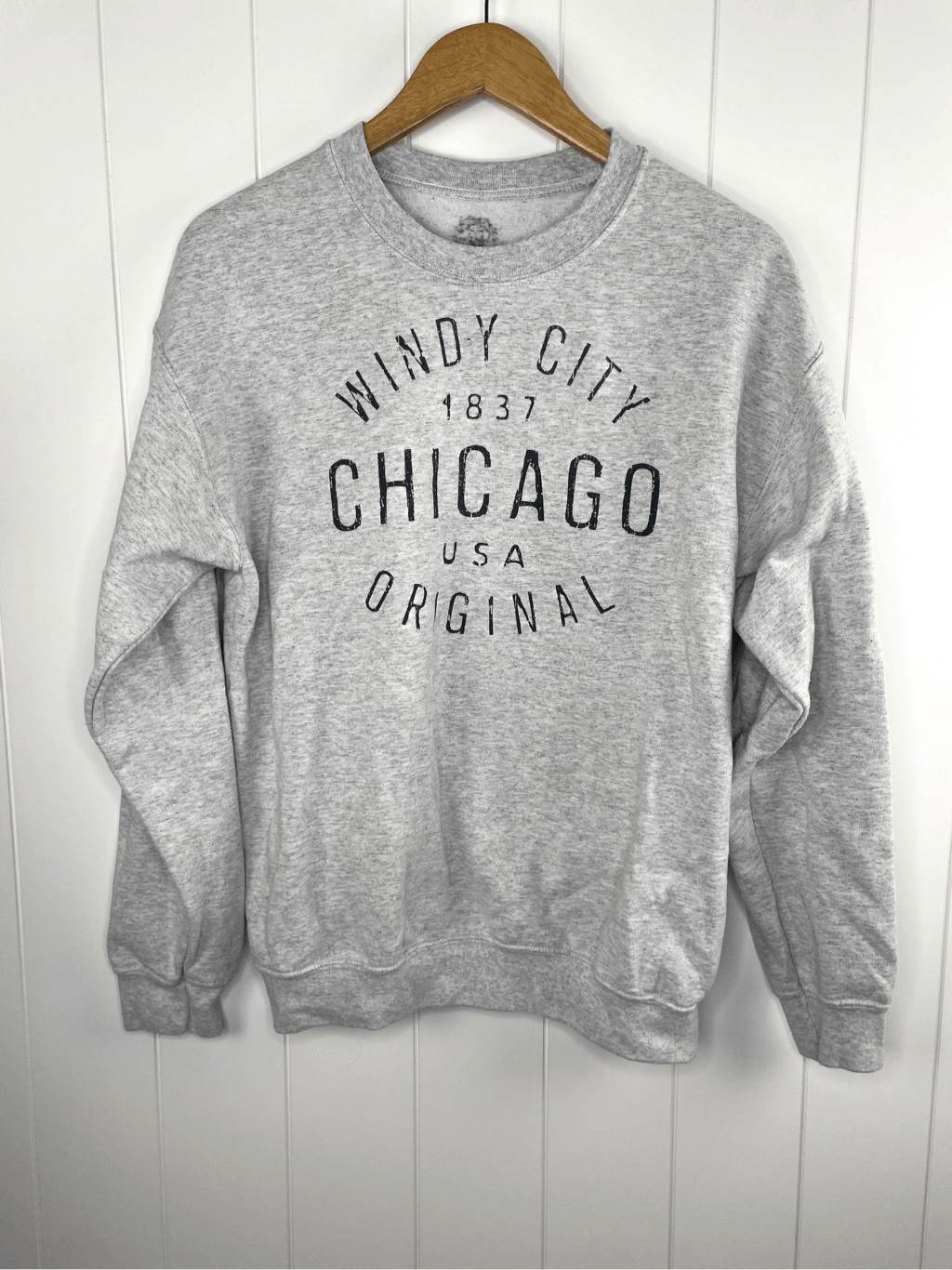 Chicago Windy City Pullover Crewneck Sweatshirt Size S