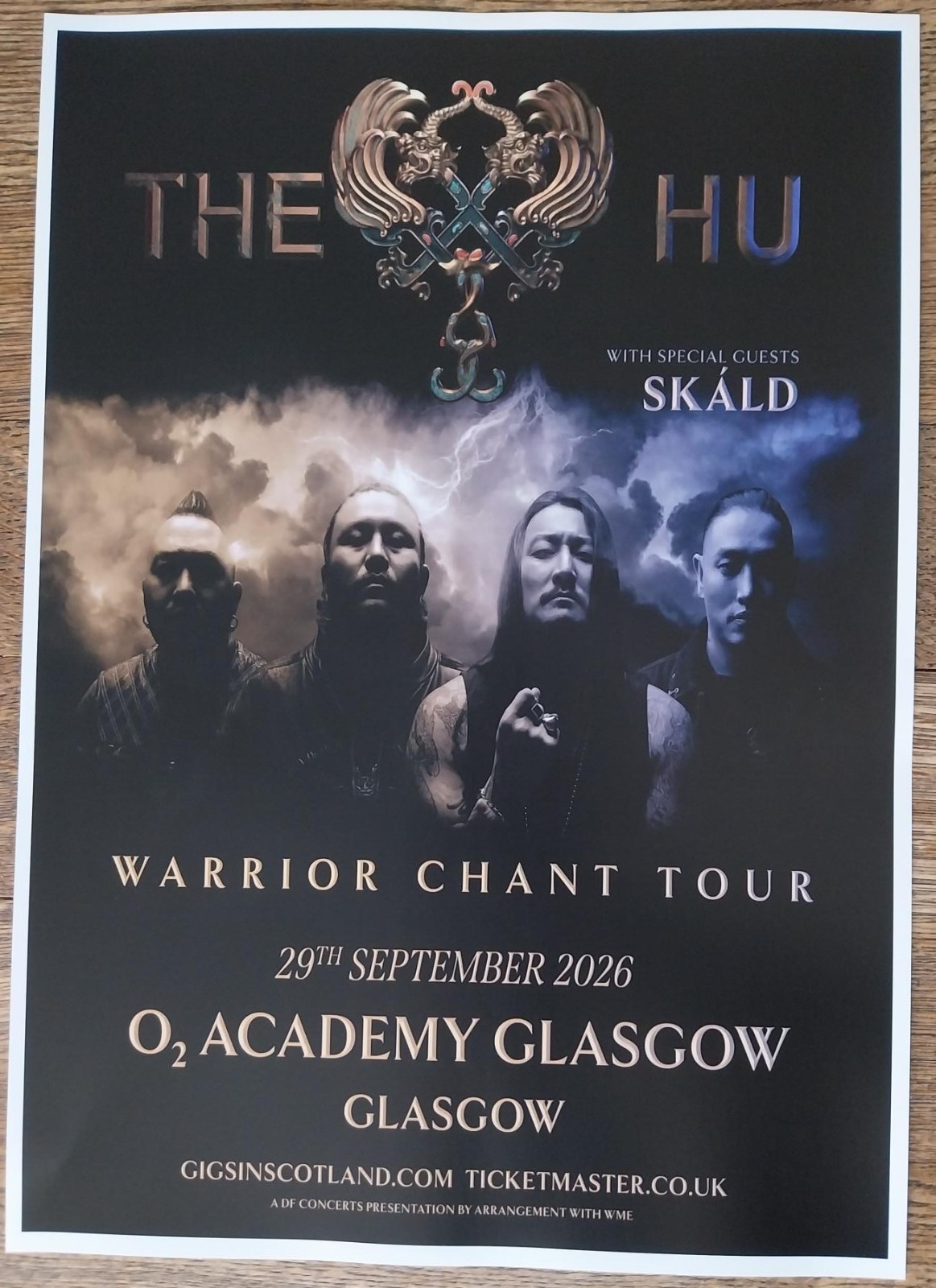 The Hu - live band music show 2026 promotional tour concert gig poster