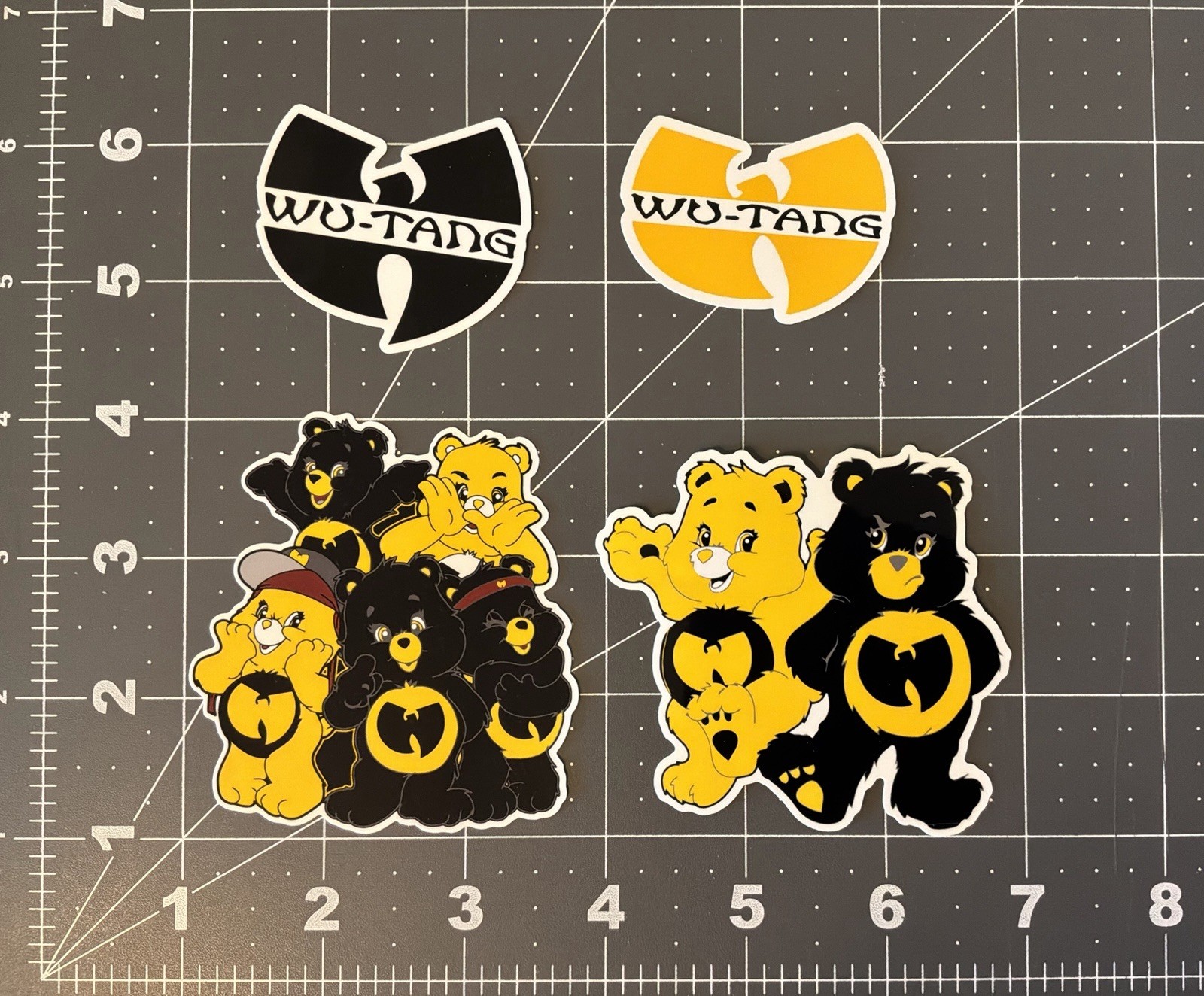 Wu Tang Clan Stickers Care Bears 4 Stickers