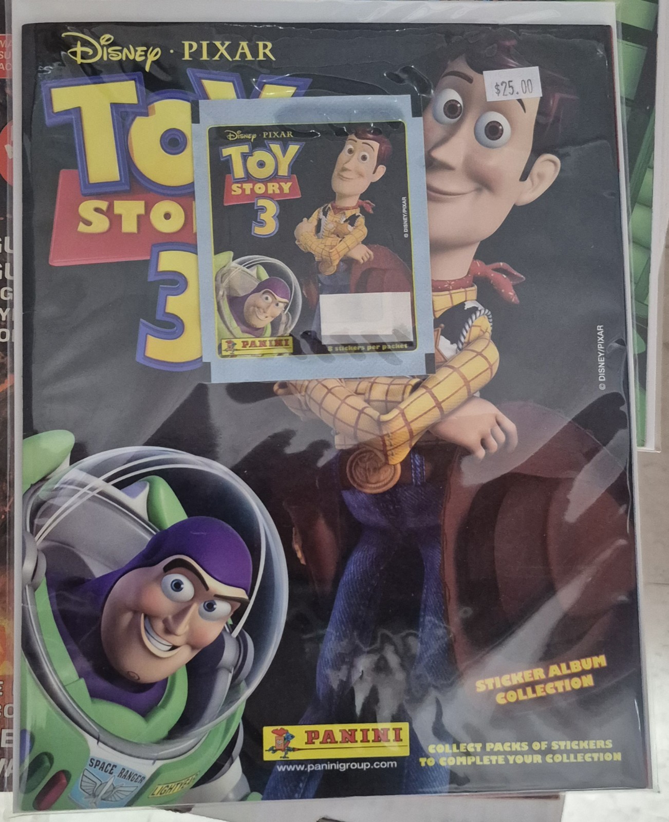 Disney Pixar Toy Story 3 Panini 2010 Sticker Album NEW 8 Stickers plus Poster