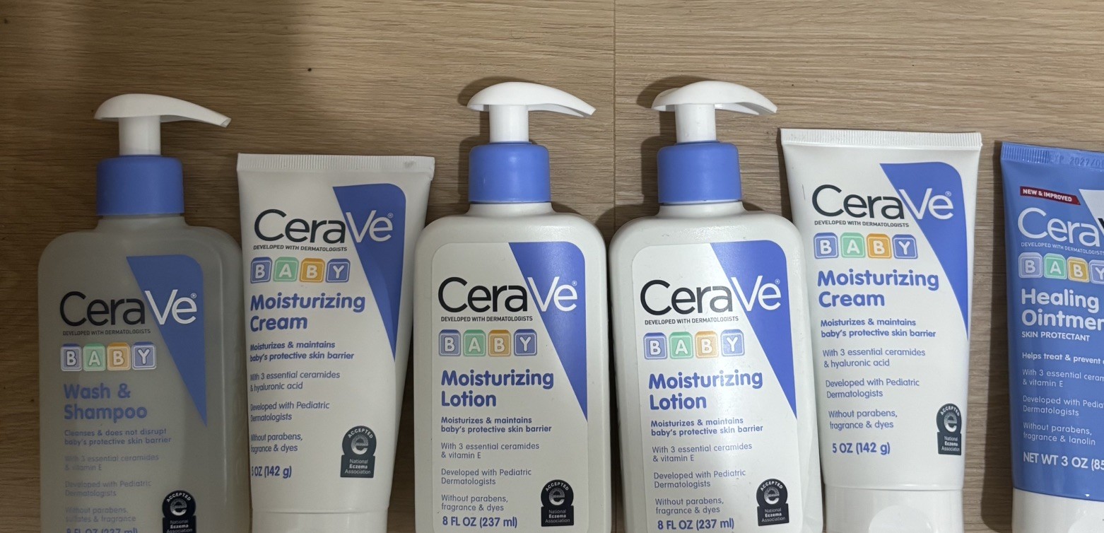 CeraVe(Baby)…Assorted Mix…Premium Skin Care Items…Lot of 6…Brand New/Sealed 